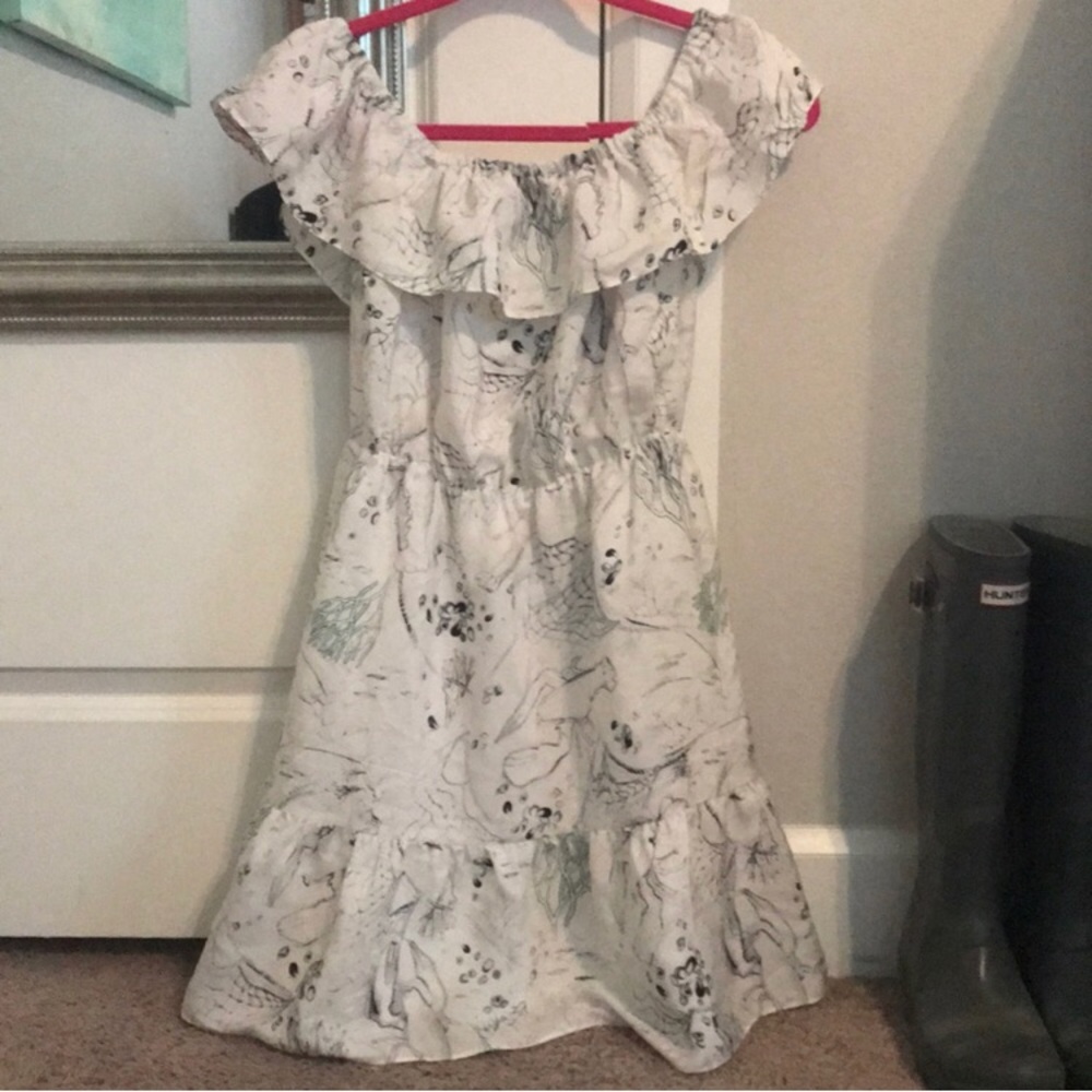 Off the shoulder club Monaco dress!